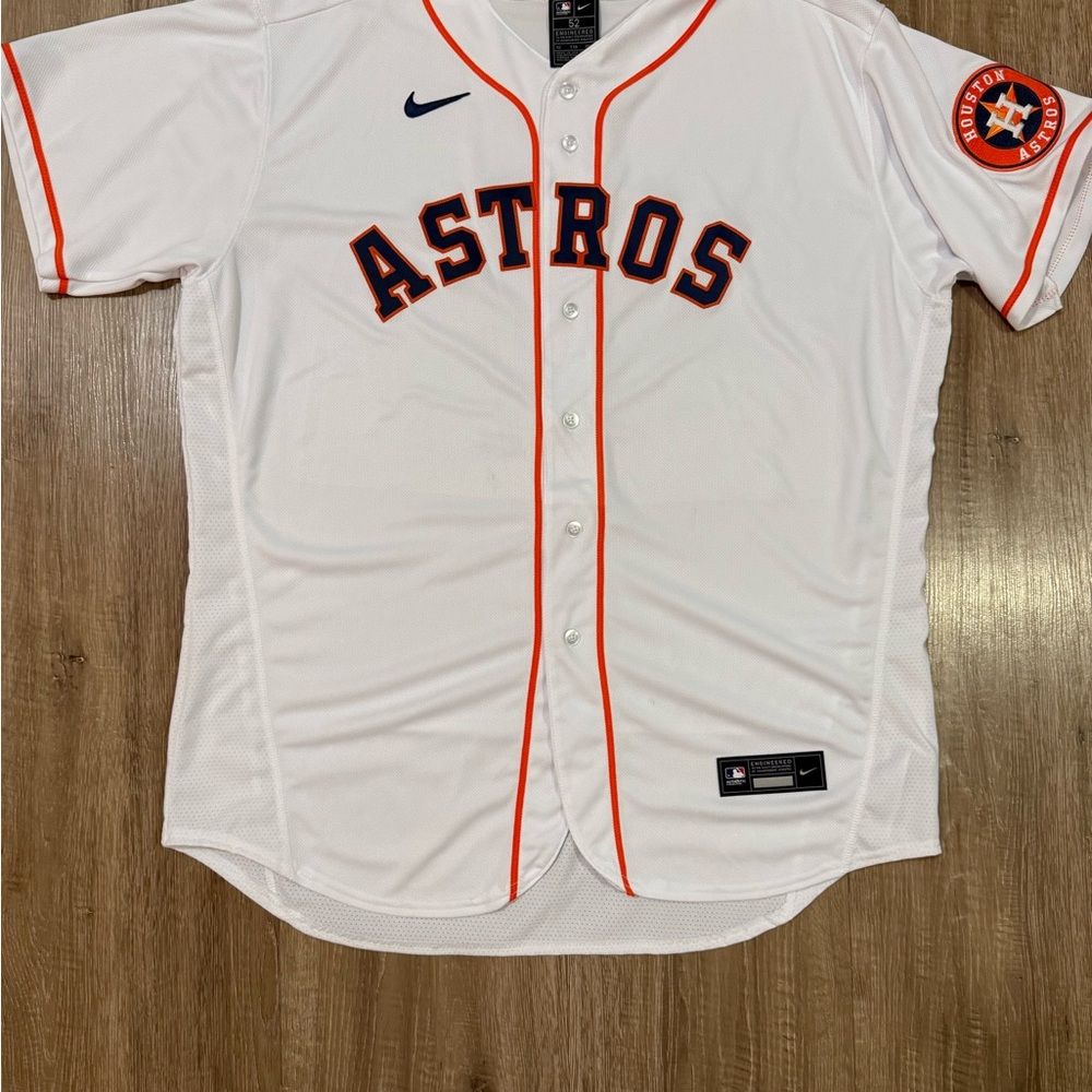 Nike Astros White home Jersey authentic 52 xxl 🍊⚾️